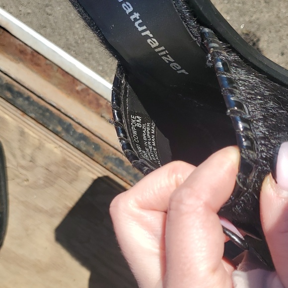 Like new! Naturalizer cowhide & leather mules - Picture 7 of 10